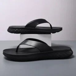 Men's Flip Flops - Durable EVA Sole with Comfortable Straps for Beach, Pool and Casual Summer Wear