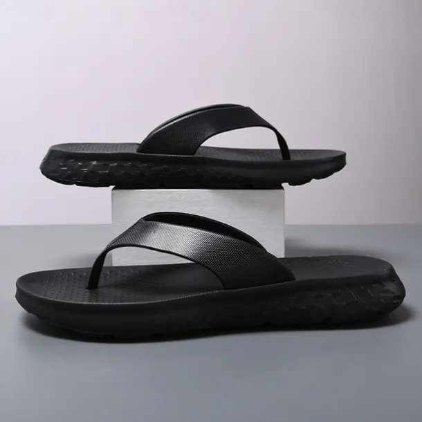 Men's Flip Flops - Durable EVA Sole with Comfortable Straps for Beach, Pool and Casual Summer Wear
