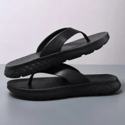 Men's Flip Flops - Durable EVA Sole with Comfortable Straps for Beach, Pool and Casual Summer Wear