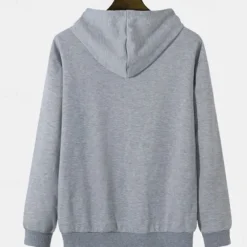 Men's Floral Graphic Prints Hoodie Hoodies Sweatshirt Streetwear Basic Long Sleeve Hooded Sports & Outdoor Daily Sports White Gray Spring & Fall Designer