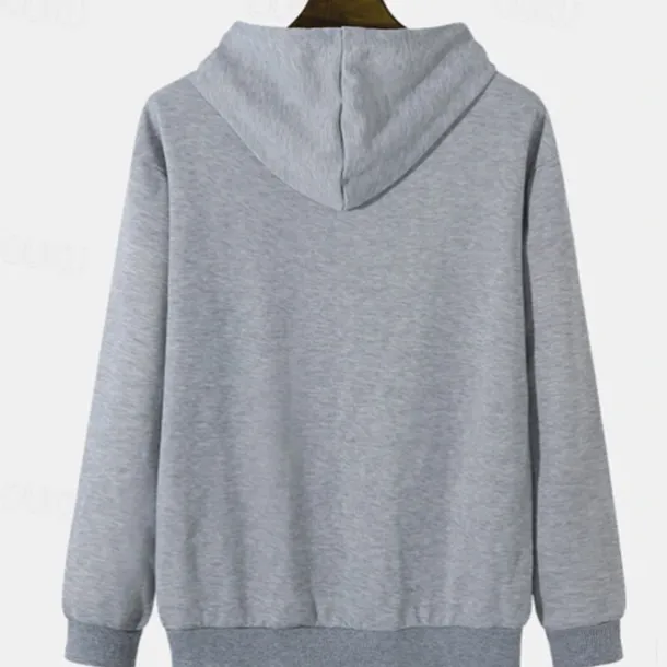 Men's Floral Graphic Prints Hoodie Hoodies Sweatshirt Streetwear Basic Long Sleeve Hooded Sports & Outdoor Daily Sports White Gray Spring & Fall Designer