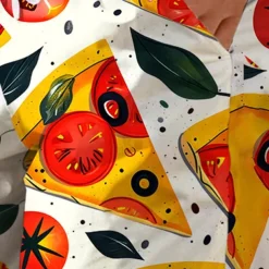 Men's Food Graphic Prints Pizza Swim Trunks Swim Shorts Board Shorts Mid Waist Vacation Hawaiian Holiday Vacation Holiday Beach Drawstring with Mesh lining Elastic Waist Designer Clothing Apparel