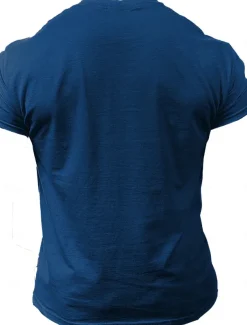 Men's Funny Slang T shirt Short Sleeve T shirt 3D Print Crew Neck Shirt Retro Vintage Casual Street Style Sports Outdoor Holiday Going out Black Blue Green Spring & Summer Clothing Apparel S M L XL