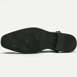 Men's Genuine Leather Open-Back Clogs & Mules - Comfortable Slip-On Formal and Casual Footwear