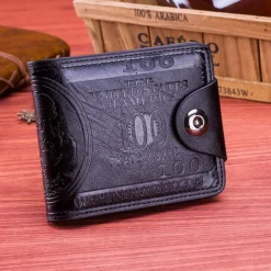 Men's Genuine Leather Wallet Vintage Short Multi Function ID Credit Card Holder Gifts To Men On Valentine's Day Father's Day