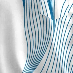 Men's Geometic Line Polo Short Sleeve Polo Shirts Collared Shirts Business Casual Outdoor Athleisure Daily Wear 3D Print Buttons Summer Black Red Blue