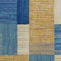 Men's Geometric Abstract Sweatshirt Casual Long Sleeve Stand Collar Vacation Streetwear Blue Purple Zipper Quarter Zip Fall Winter Designer