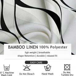 Men's Geometric Lines / Waves Geometric Pattern Button Up Shirt Printed Shirts Short Sleeve Hawaiian Resort Causal Casual Daily Summer Turndown Print Button-Down Black White Blue Khaki