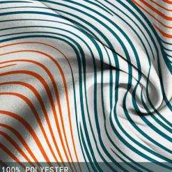 Men's Geometric Pattern Colorful Line Swim Shorts Board Shorts Swimming Trunks Mid Waist Hawaiian Casual Holiday Beach Drawstring with Mesh lining Elastic Waist Designer Clothing Apparel