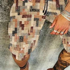 Men's Geometric Skull Stripe Swim Trunks Swim Shorts Board Shorts Low Waist Casual Hip-Hop Outdoor Daily Holiday Print Straight Leg Designer Clothing Apparel