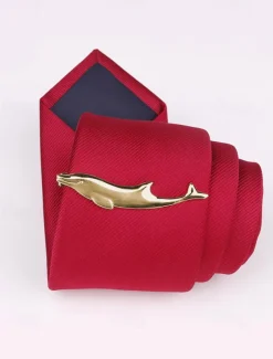 Men's Gold Plated Fork, Knife and Hammer Tie Clip - Unique and Stylish Design - Perfect for Weddings, Formal and Creative Occasions