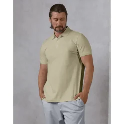 Men's Golf Polo Shirt Black White Light Green Short Sleeve Top Golf Attire Clothes Outfits Wear Apparel