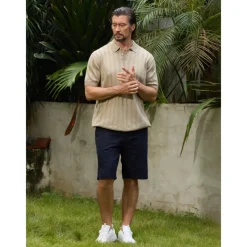 Men's Golf Polo Shirt Black Apricot Grey Short Sleeve Top Golf Attire Clothes Outfits Wear Apparel