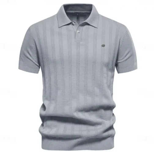 Men's Golf Polo Shirt Black Apricot Grey Short Sleeve Top Golf Attire Clothes Outfits Wear Apparel