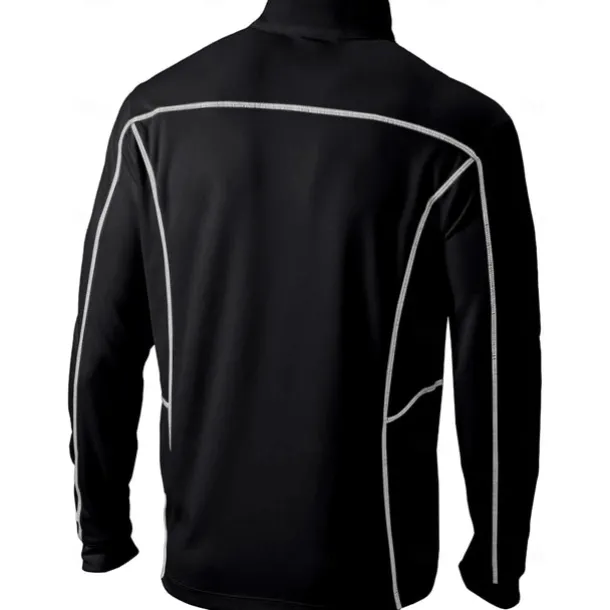Men's Golf Polo Shirt Black Long Sleeve Top Golf Attire Clothes Outfits Wear Apparel