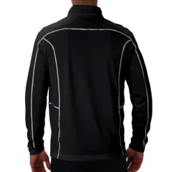 Men's Golf Polo Shirt Black Long Sleeve Top Golf Attire Clothes Outfits Wear Apparel
