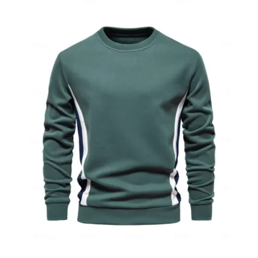 Men's Golf Pullover Sweatshirt Navy Blue Brown Green Long Sleeve Top Golf Attire Clothes Outfits Wear Apparel