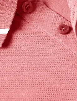 Men's Golf Shirt Golf Polos Shirts Work Casual Lapel Short Sleeve Basic Modern Plain Patchwork Buttons Summer Regular Fit Black White Pink Red Navy Blue Emerald Green Golf Shirt