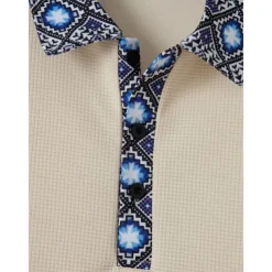 Men's Golf Shirt Waffle Knit Polo Shirt Business Active Classic Short Sleeve Fashion Modern Solid Color Buttons Summer Spring Regular Fit Black White Royal Blue Beige Gray Golf Shirt