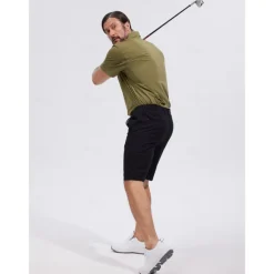 Men's Golf Shorts Black Pink Burgundy Bottoms Golf Attire Clothes Outfits Wear Apparel