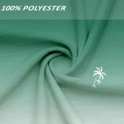 Men's Gradient Coconut Palm T shirt Short Sleeve T shirt 3D Print Crew Neck Shirt Vacation Fashion Hawaiian Sports Outdoor Holiday Going out Blue Orange Green Spring & Summer Clothing Apparel S M L