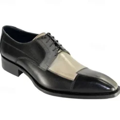 Men's Gradient Faux Leather Oxford Shoes – Hand-Painted Design, Lace-Up Formal Dress Shoes, Perfect for Special Occasions