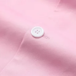 Men's Graduation Blazer Business Cocktail Party Wedding Party Fashion Casual Spring & Fall Polyester Linen Plain Pocket Buttons Comfortable Single Breasted One-button Blazer Light Pink Yellow Pink