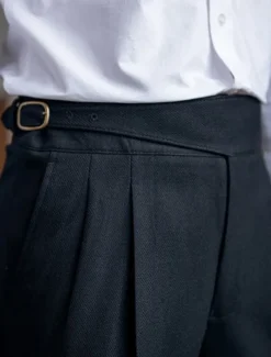 Men's Graduation Dress Pants Trousers Chinos Pocket Solid Color Comfort Formal Party Work Fashion Classic Style Black Khaki Micro-elastic