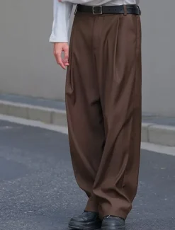 Men's Graduation Dress Pants Trousers Chinos Buttons Pocket Plaid Comfort Formal Party Work Fashion Classic Style Black Brown Micro-elastic