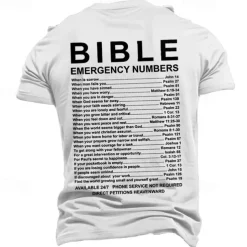 Men's Graphic Faith T shirt Tee Top Short Sleeve T shirt 3D Print Crew Neck Shirt Daily Designer Retro Vintage Sports Outdoor Holiday Going out Black White Navy Blue Spring & Summer Clothing Apparel