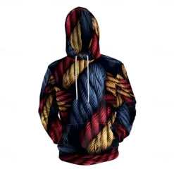 Men's Graphic Hoodie Hoodies Sweatshirt Vacation Daily Long Sleeve Hooded Vacation Sports Outdoor Going out Black Printing Winter Spring & Fall Designer