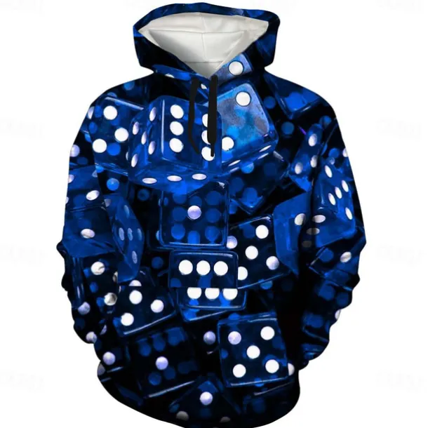 Men's Graphic Hoodie Hoodies Sweatshirt Cool Long Sleeve Hooded Green / Red Dark Purple / Light Purple Fall Winter Designer