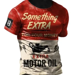 Men's Graphic Letter T shirt Distressed T Shirt Short Sleeve T shirt 3D Print Crew Neck Shirt Fashion Basic Classic Street Casual Daily Yellow Red Blue Summer Clothing Apparel S M L XL 2XL 3XL 4XL