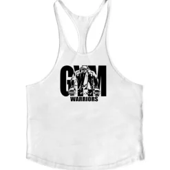 Men's Graphic Letter Tank Top Vest Top Undershirt Racer Back Tank Top Sleeveless T shirt U Neck Shirt Fashion Muscle Workout Vacation Sport Daily Black White Yellow Summer Clothing Apparel M L XL XXL