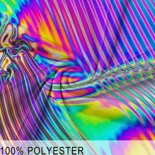 Men's Graphic Neon Polo Shirts Golf Shirt Short Sleeve Polo Shirts Collared Shirts Vacation Wear Rave Wear Party Outfits Buttons 3D Print Spring & Summer Purple