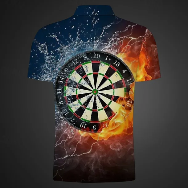 Men's Graphic Polo Shirts Golf Shirt Short Sleeve Polo Shirts Collared Shirts Casual Vacation Wear Rave Wear Party Outfits Buttons 3D Print Summer Yellow Red Navy Blue