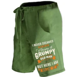 Men's Graphic Prints Old Man Shorts Summer Shorts Casual Shorts Mid Waist Streetwear Designer Outdoor Casual Daily Drawstring Elastic Waist Print Designer Clothing Apparel