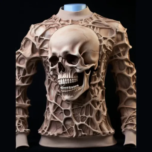 Men's Graphic Skeleton Skulls Sweatshirts Golf Pullover Sweatshirt Long Sleeve Sweatshirt Crew Neck Daily Casual Vintage Retro 3D Print Vacation Holiday Going out Print Spring & Fall