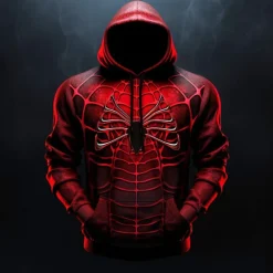 Men's Graphic Spiders Spider web Hoodie Hoodies Sweatshirt Fashion Daily Long Sleeve Hooded Vacation Sports Outdoor Holiday #1 #2 Print Front Pocket Spring & Fall Designer