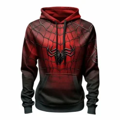 Men's Graphic Spiders Spider web Hoodie Hoodies Sweatshirt Fashion Daily Long Sleeve Hooded Vacation Sports Outdoor Holiday #1 #2 Print Front Pocket Spring & Fall Designer