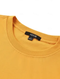 Men's Graphic T Shirt Tee Top Short Sleeve T shirt Crew Neck Shirt Fashion Outdoor Casual Street Casual Daily Orange Spring & Summer Clothing Apparel S M L XL XXL