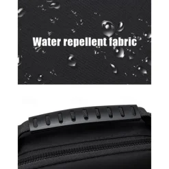 Men's Green Crossbody Messenger Bag with Multiple Zippered Pockets - Durable and Stylish for Everyday and Travel Use