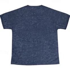 Men's Henley Shirt Tee Short Sleeve Solid Color Plain Distressed Buttons Washed Henley Outdoor Casual Daily Summer Spring & Fall Black Gray Navy Blue Henley T-Shirt