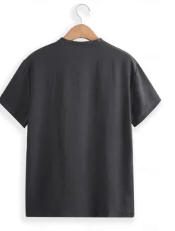 Men's Henley Shirt Tee Top Plain Henley Street Vacation Short Sleeve Button-Down Clothing Apparel Designer Basic Modern Contemporary