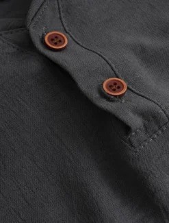 Men's Henley Shirt Tee Top Plain Henley Street Vacation Short Sleeve Button-Down Clothing Apparel Designer Basic Modern Contemporary