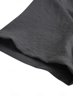 Men's Henley Shirt Tee Top Plain Henley Street Vacation Short Sleeve Button-Down Clothing Apparel Designer Basic Modern Contemporary