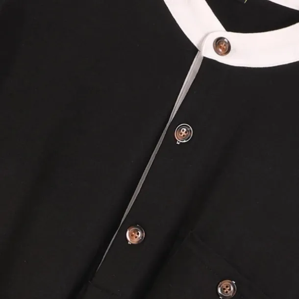 Men's Henley Shirt Tee Top Color Block Henley Outdoor Casual Short Sleeve Button Pocket Clothing Apparel Fashion Designer Comfortable