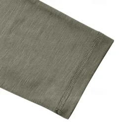 Men's Henley Shirt Tee Top Long Sleeve Solid Color Fashion Daily Buttons Henley Outdoor Street Causal Summer Army Green Black White Henley T-Shirt