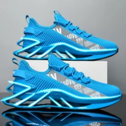 Men's High-Performance Athletic Sneakers in Vibrant Red – Lightweight, Breathable, and Durable Design for Running and Sports