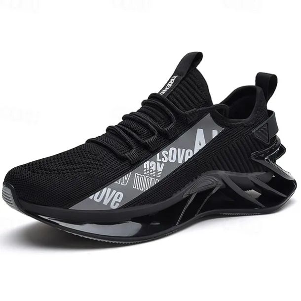 Men's High-Performance Athletic Sneakers in Vibrant Red – Lightweight, Breathable, and Durable Design for Running and Sports